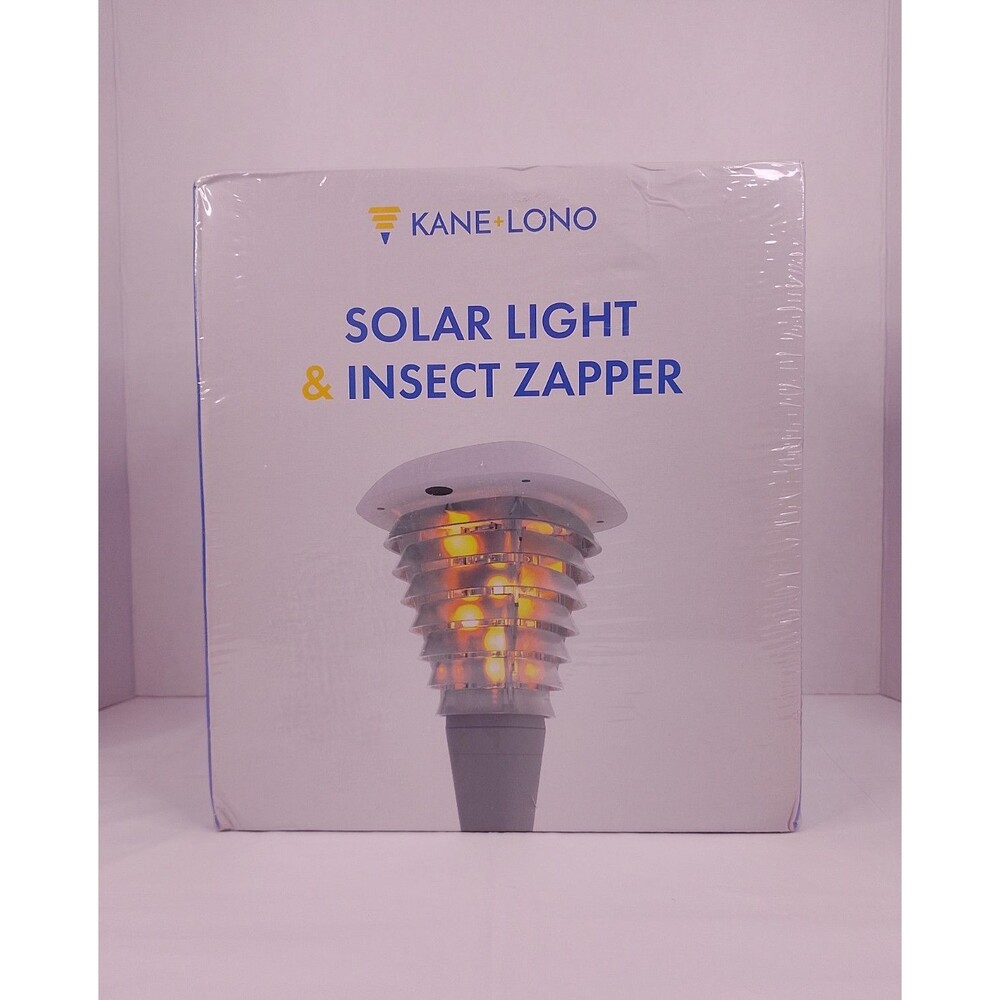 Kane + Lono Solar Bug Zapper Outdoor Pathway Light LED Mosquito Insect Killer - Picture 2 of 6